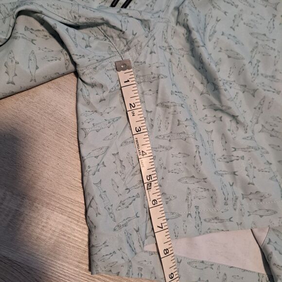 Eddie Bauer Light Blue Fish Print Volley Swim Trunk Shorts NWT MENS Size XL - Picture 9 of 9